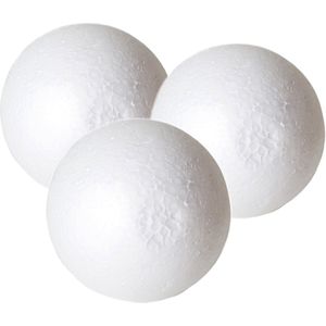Piepschuim hobby vormen DIY ballen - 3x - styropor bollen - 9 cm