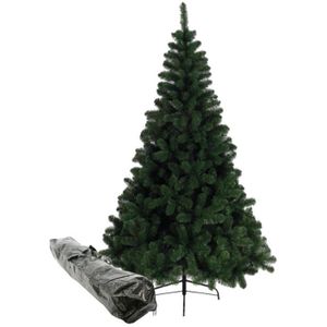 Tweedekans kunst kerstboom/kunstboom groen 120 cm in opbergzak