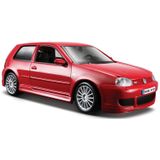 Modelauto Volkswagen Golf 4 R32 rood 1:24