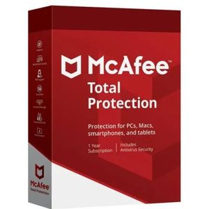 McAfee Total Protection | 3 devices - 1 year | Windows - Mac - Android - iOS