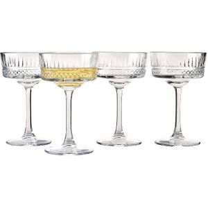 Pasabahce Elysia - Champagneglazen - Set van 4 - 260 ml