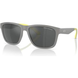 Armani Exchange AX4135S - Vierkant Grijs Spiegel glazen