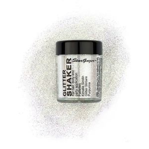 Neon Face Glitter Shaker White