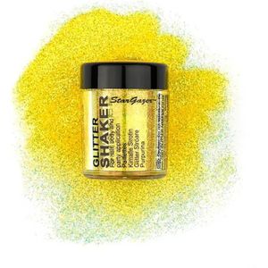 Neon Face Glitter Shaker Yellow