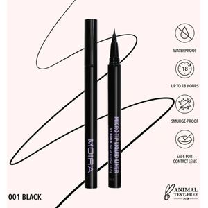 Waterproof Micro Tip Liquid Liner 001 Black