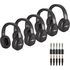 HP-210 Stereo Hoofdtelefoon van Gear4music Pakket van 5