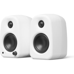 Kanto UKI 100W Desktop Speakers with Bluetooth USB-C and and Headphone Out Chalk (Pair)