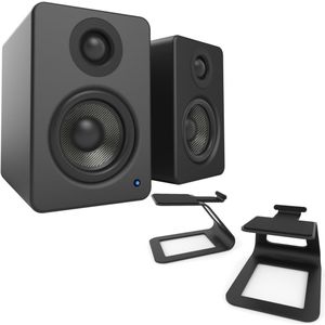Kanto - YU2MB - Powered Desktop Speakers - Matte Black - 100 Watts