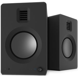 Kanto TUK Powered Bookshelf Speakers Matte Black