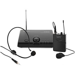 SubZero Draadloos VHF-microfoonsysteem Headset & Lavalier