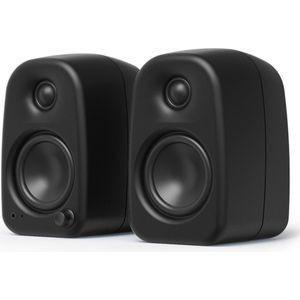 Kanto UKI 100W Desktop Speakers with Bluetooth USB-C Headphone Out Onyx (Pair)