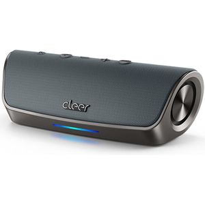 Cleer Scene Water Resistant Bluetooth Speaker Grey