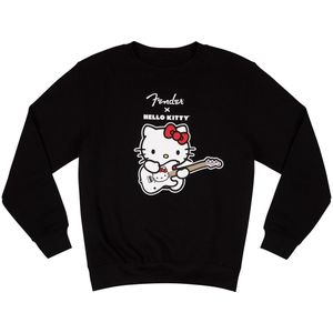 Fender x Hello Kitty Crewneck Logo Sweatshirt Black XL