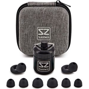 SubZero Pro Concert oordopjes met etui zwart