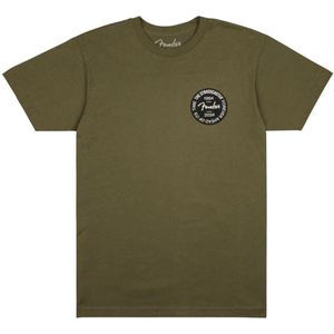 Fender Strat 70th Badge T-Shirt Olive XXL