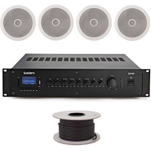 SubZero 60W 100V 6" Plafond-luidsprekersysteem