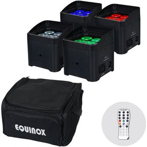 Equinox Colour Raider Lithium Battery Uplighter Pack