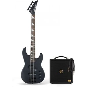 Jackson JS Series Concert Bass Minion JS1X Satin Black & Eden Orbiter 8 Combo