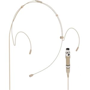 SubZero Headset Mic Compatibel met Shure Draadloze Systemen Beige