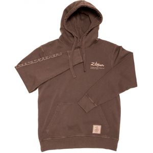 Zildjian Ltd Ed Cotton Hoodie Brown Large