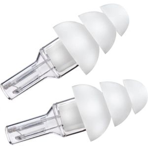 Etymotic ER20 ETY Plug Large Clear Stem White Tip