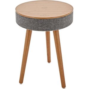 AVCOM Speaker Table with Bluetooth Oak
