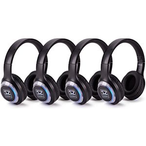 SubZero UHF Stille Disco Hoofdtelefoon Set van 4