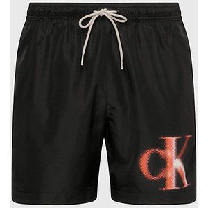 Medium zwemshort met trekkoord - CK Monogram