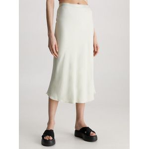 Slim midirok van gerecyclede crêpe