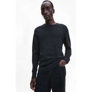 Merino Wool Jumper - Calvin Klein - Black - Men - XS