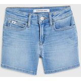 Mid Rise Slim denim korte broek