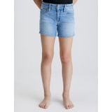 Mid Rise Slim denim korte broek