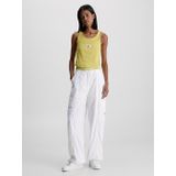 Dubbellaagse geribde tanktop