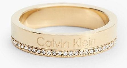 Calvin Klein - CJ35000201D - Ring - Goud - Staal - Breedte 4 mm
