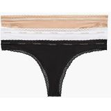 3 Pack Thongs - Bottoms Up - Calvin Klein - Multi - Women - XS