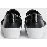 Leren plateau instappers