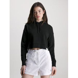 Relaxed cropped hoodie