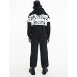 Oversized hoodie met logo achter