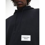 Oversized hoodie met logo achter