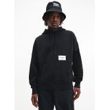 Oversized hoodie met logo achter