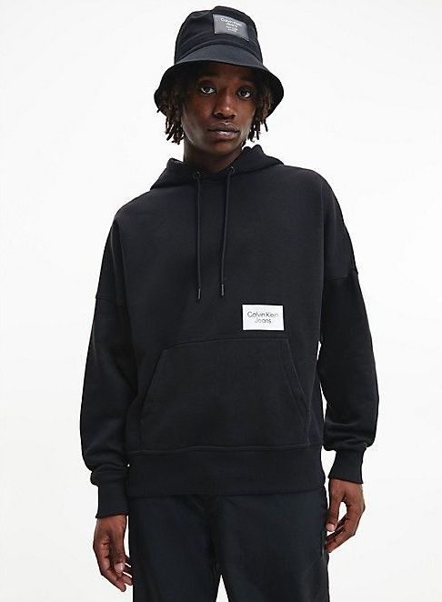 Oversized hoodie met logo achter
