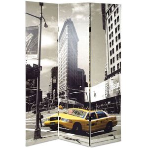 Kamerscherm yellow cab canvas print