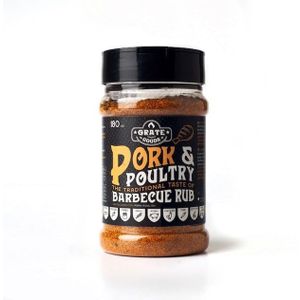 Grate Goods - Pork & Poultry BBQ Rub - Strooibus 180 gram