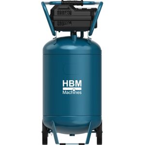 HBM verticale compressor 80 liter, olieloos
