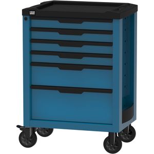 HBM gereedschapswagen 6 laden, 70,8 cm, blauw