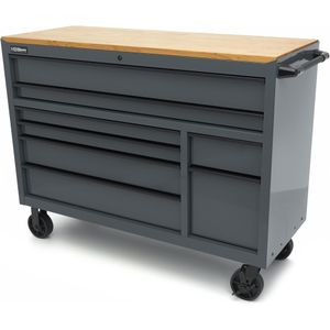 HBM gereedschapswagen, 8 laden, 142 cm, grijs