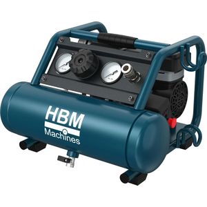 Hotdog Low Noise Compressor - 4 Liter - 300W - 52 l/min - 8 Bar