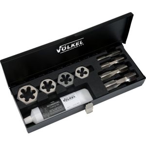 Volkel sanitair set HexTap 1/4 - 3/4 inch, 9 delig