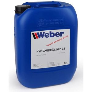 Weber hydraulische olie HLP 32 voor hefplatforms 10 L