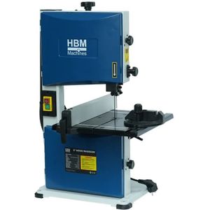 HBM - Houtbandzaagmachine - 300W - 85 mm Zaaghoogte - Precisiegeleiding
